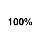 数字スタンプ パーセント（個別スタンプ：15）