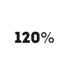数字スタンプ パーセント（個別スタンプ：16）