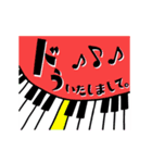 動く！オシャレな音楽会♪大人の日常会話♪（個別スタンプ：8）