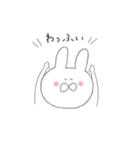 しろいゆるいうさぎ2（個別スタンプ：31）