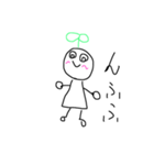 めぇの日常(手描きお絵かきスタイル)（個別スタンプ：12）