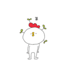 文字が入った！トリなスタンプ（個別スタンプ：3）