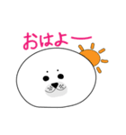 まんまるアザラシのもっちゃん（個別スタンプ：1）