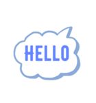 かわいい雲スタンプ（個別スタンプ：1）