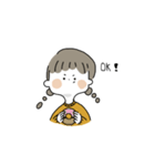 みつあみちゃん の 日常（個別スタンプ：5）