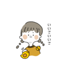 みつあみちゃん の 日常（個別スタンプ：11）