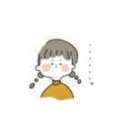 みつあみちゃん の 日常（個別スタンプ：16）