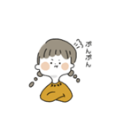 みつあみちゃん の 日常（個別スタンプ：35）