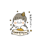 みつあみちゃん の 日常（個別スタンプ：38）