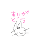 幼児が描く猫スタンプ（個別スタンプ：2）