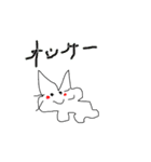 幼児が描く猫スタンプ（個別スタンプ：3）