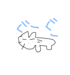 幼児が描く猫スタンプ（個別スタンプ：27）