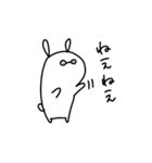 普段のめがねうさぎ（個別スタンプ：6）