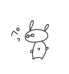 普段のめがねうさぎ（個別スタンプ：13）