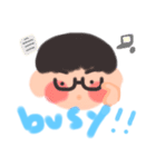 ゆるかわ男子スタンプ（個別スタンプ：5）