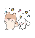 仲良しうさぎいぬ（個別スタンプ：34）