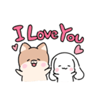 仲良しうさぎいぬ（個別スタンプ：39）