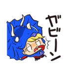 恐竜兄弟ティラノくんとトリケラくん（個別スタンプ：16）