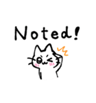 しゅきねこあわー ＆ ナマステ（個別スタンプ：16）