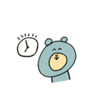 ゆるい青クマ（個別スタンプ：20）