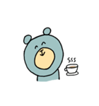 ゆるい青クマ（個別スタンプ：23）