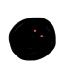 隙間にいる丸丸。（個別スタンプ：4）