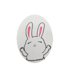 しろうさぎの乙女 スタンプ（個別スタンプ：1）
