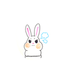 しろうさぎの乙女 スタンプ（個別スタンプ：4）
