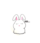 しろうさぎの乙女 スタンプ（個別スタンプ：7）