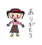 8歳の娘が描いたスタンプ（個別スタンプ：3）