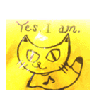 跳び跳ねる猫（個別スタンプ：6）