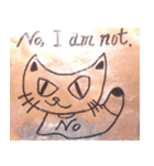 跳び跳ねる猫（個別スタンプ：8）