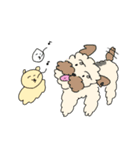 しっぽ探す犬と生クリーム 旅の途中（個別スタンプ：19）