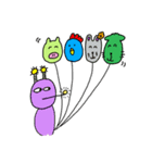 しっぽ探す犬と生クリーム 旅の途中（個別スタンプ：29）