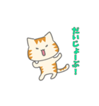 カナリア猫のゆるっと日常あいさつ（個別スタンプ：6）
