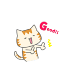カナリア猫のゆるっと日常あいさつ（個別スタンプ：9）