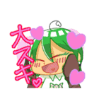 可愛い女の子たちのスタンプ（個別スタンプ：1）