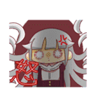 可愛い女の子たちのスタンプ（個別スタンプ：6）