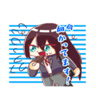 可愛い女の子たちのスタンプ（個別スタンプ：19）