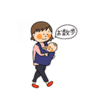 カラフルとベビー（個別スタンプ：7）