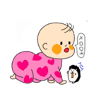 カラフルとベビー（個別スタンプ：8）