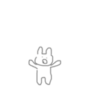 うさぎだけどなに（個別スタンプ：2）