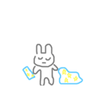 うさぎだけどなに（個別スタンプ：3）
