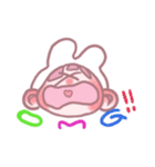 突然やってきたかわいコちゃん（個別スタンプ：8）
