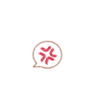 ふきだし風（個別スタンプ：4）