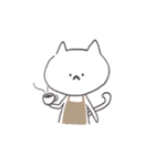 ねことうさぎのゆるふわ（個別スタンプ：4）