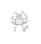 ねことうさぎのゆるふわ（個別スタンプ：5）