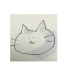 強い光源を見守る猫（個別スタンプ：8）