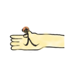 手乗り夫（個別スタンプ：16）