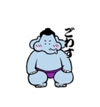 相撲とるゾウ（個別スタンプ：6）